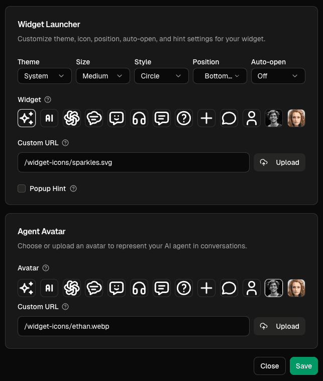 Theme & Style Settings